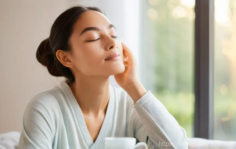 천연화장품 화학성분 비교 - **Prompt:** A visually striking diptych (two-part image) illustrating the stark contrast between mod...