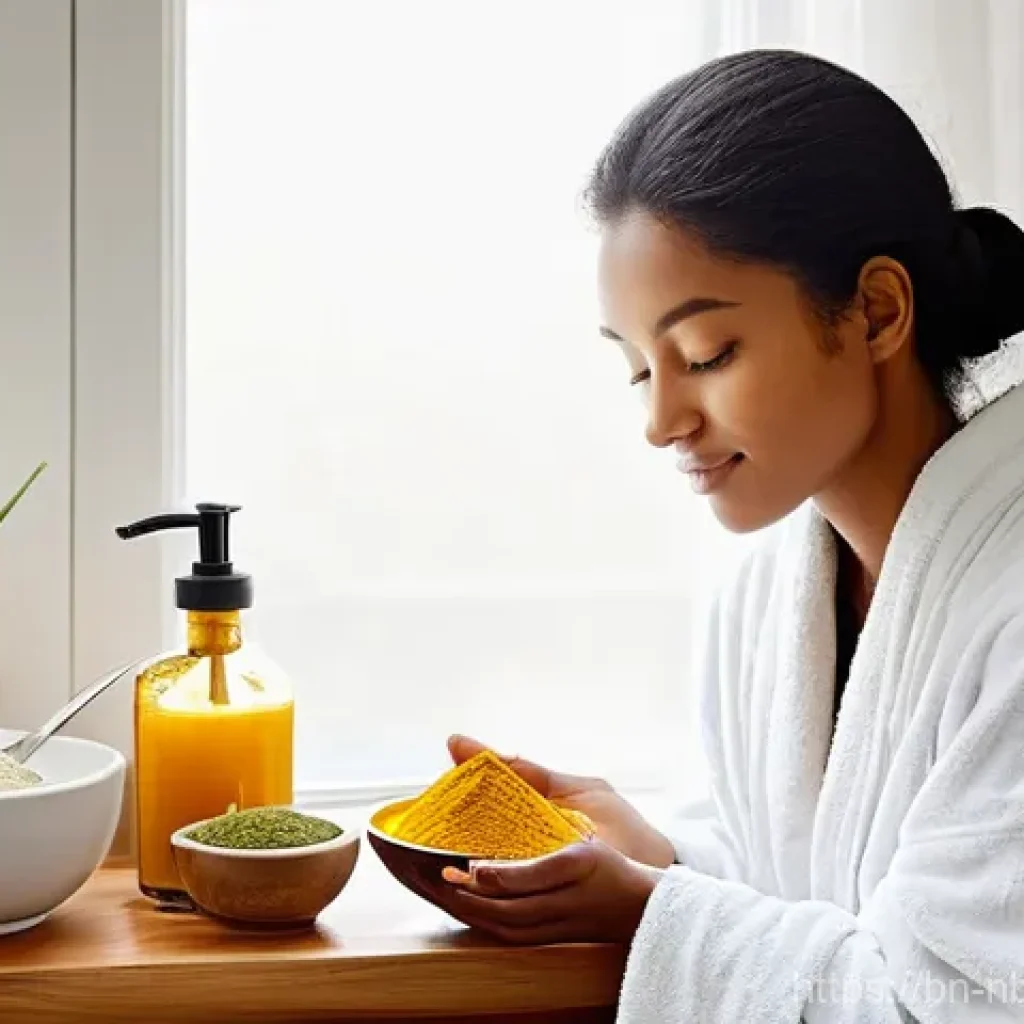 천연화장품과 항산화 효과 - **Prompt 1: Natural Skincare Ritual for Radiant Skin**
"A young woman in her late 20s, with a se...