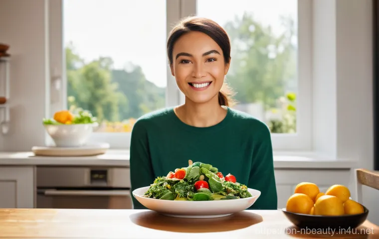 천연화장품과 항산화 효과 - **Prompt 2: Vibrant Antioxidant Bounty for Skin Health**
    "A beautifully arranged flat lay showca...